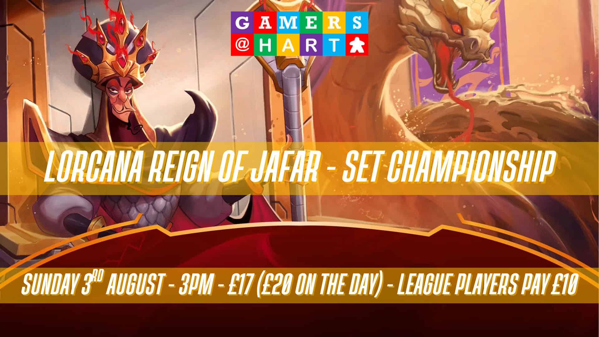 Lorcana Reign of Jafar - Set Championship - Sunday 3rd August