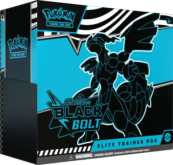 Pokemon S&V 10.5 - Black Bolt Elite Trainer Box - Zekrom