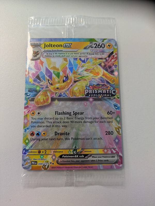 Pokemon Jolteon EX Prismatic Evolutions Promo 030/131