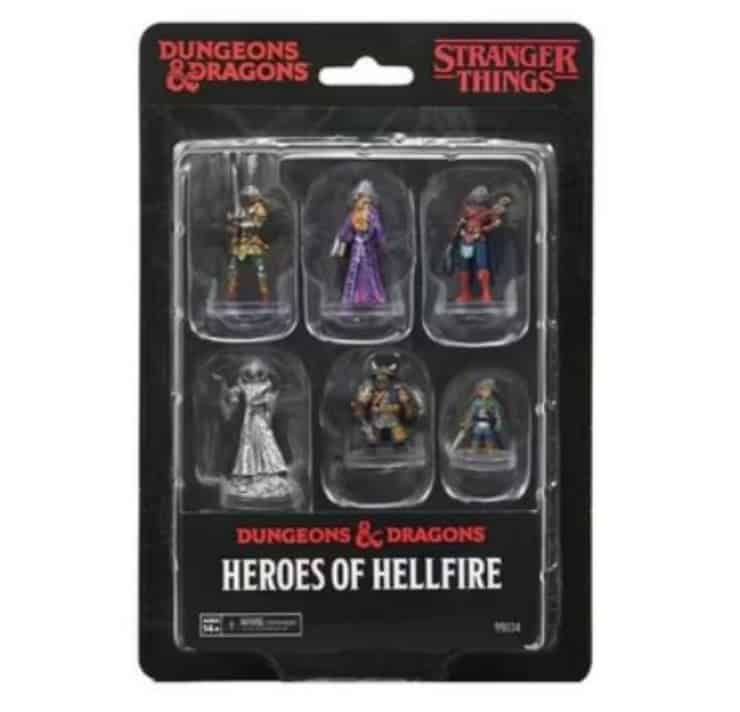 Stranger Things Painted Miniatures: Heroes of Hellfire