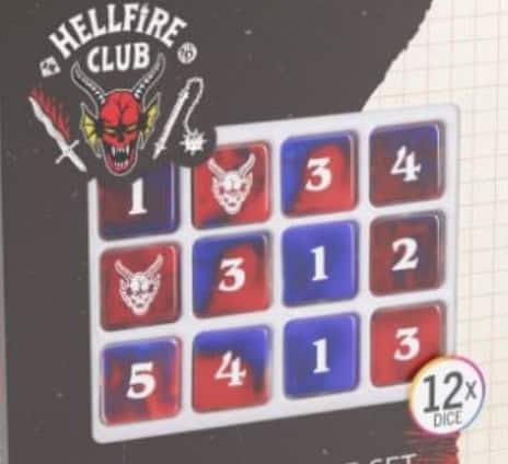 Gamegenic: Stranger Things - Hellfire Club D6 Dice Set (12x)