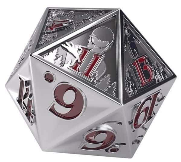 Gamegenic Stranger Things - Hellfire Club Premium Metal D20 Die