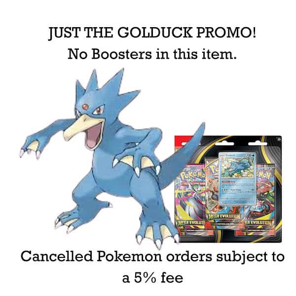 Pokemon: Mega Evolution - Golduck (JUST THE PROMO) - from 3-pack
