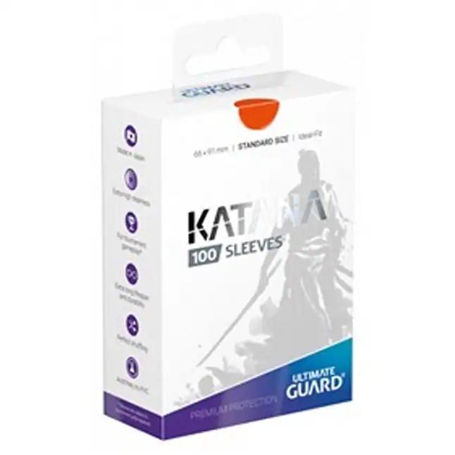 Ultimate Guard Katana Standard Sleeves - Orange (100)