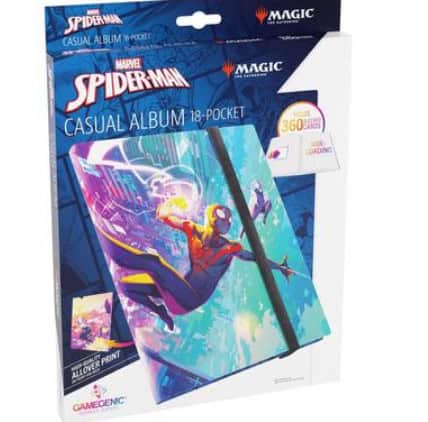 Gamegenic MTG Marvel's Spider-Man 18-Pocket Album - Spider-Man/Spider-Gwen