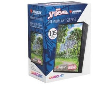 Gamegenic MTG Marvel's Spider-Man Premium Art Sleeves - Spider-Man Forest