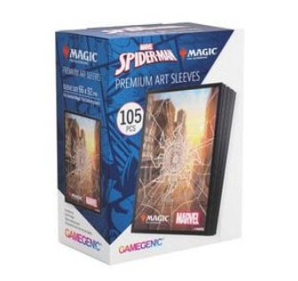 Gamegenic MTG Marvel's Spider-Man Premium Art Sleeves - Spider-Man Plains