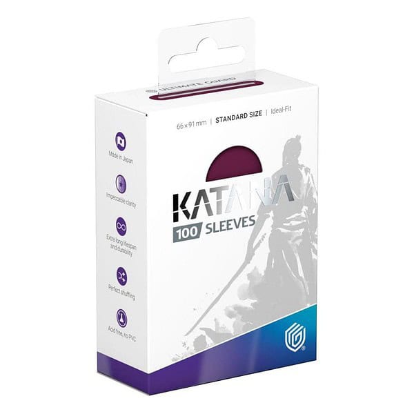 Ultimate Guard Katana Standard Sleeves - Radiant Plum (100)