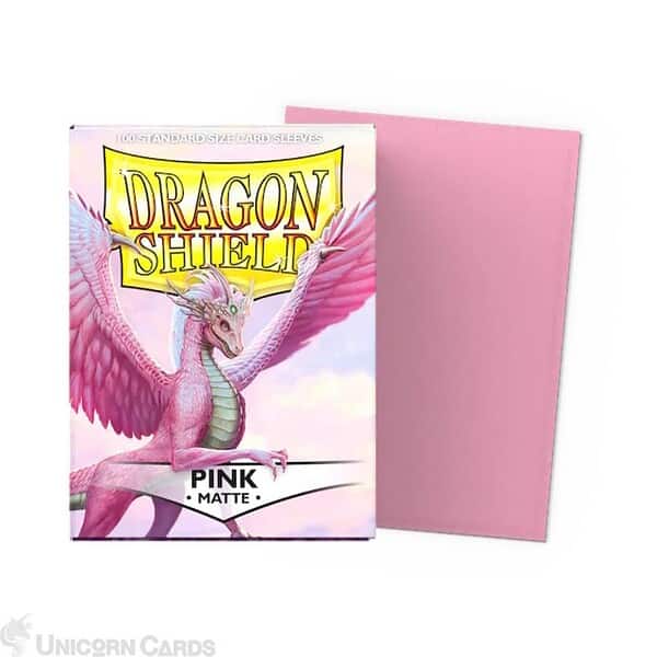 Dragon Shield - Standard Sleeves - Matte Pink (100)