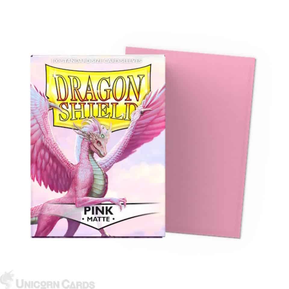 Dragon Shield - Standard Sleeves - Matte Pink (100)