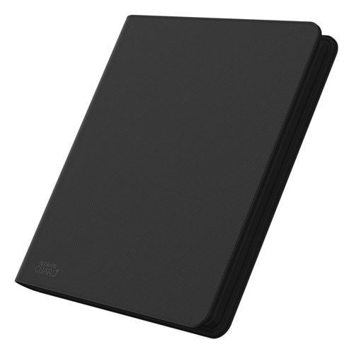 Ultimate Guard 8 Pocket Quadrow Zipfolio Xenoskin - Black