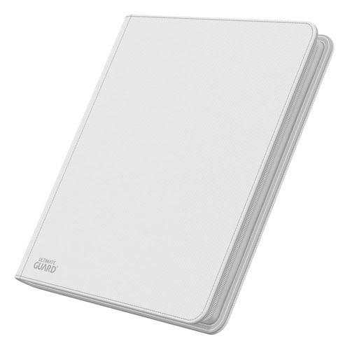 Ultimate Guard 8 Pocket Quadrow Zipfolio Xenoskin - white