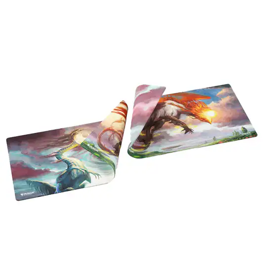 Gamegenic MTG Lorwyn Eclipsed Double-sided Playmat - Eirdu, Carrier of Dawn/Isilu, Carrier of Twilight