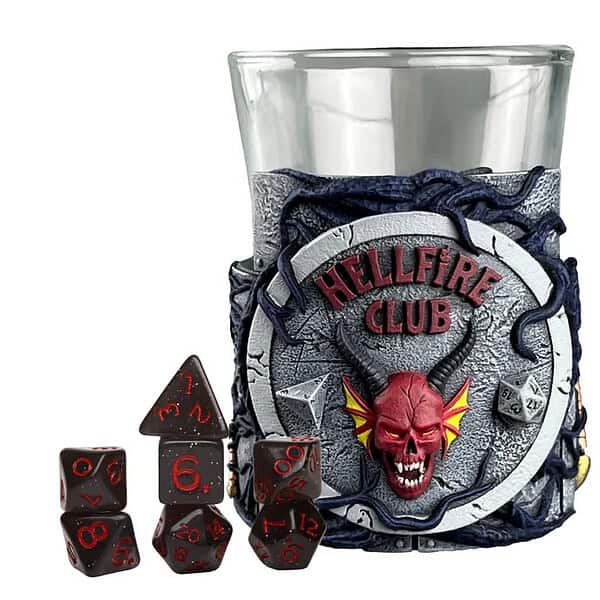 Stranger Things - Mini Dice Cup & Dice - Hellfire Club