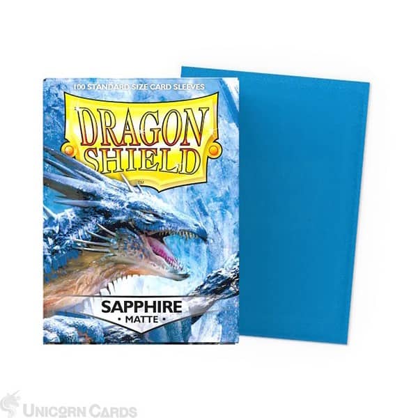 Dragon Shield Standard Sleeves Matte Sapphire x100 (63mm x 88mm)