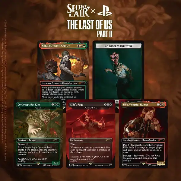 MTG Secret Lair x The Last of Us Part 2