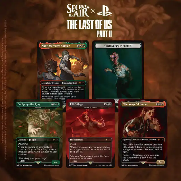 MTG Secret Lair x The Last of Us Part 2