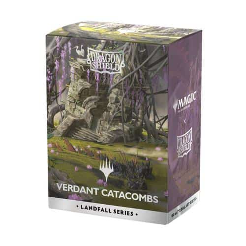 Dragon Shield Landfall Series - Standard Sleeves (100) - Verdant Catacomb