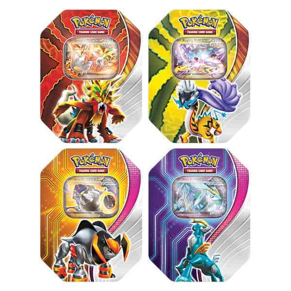 Pokemon Fall 2024 tins (one of each - 4 designs)