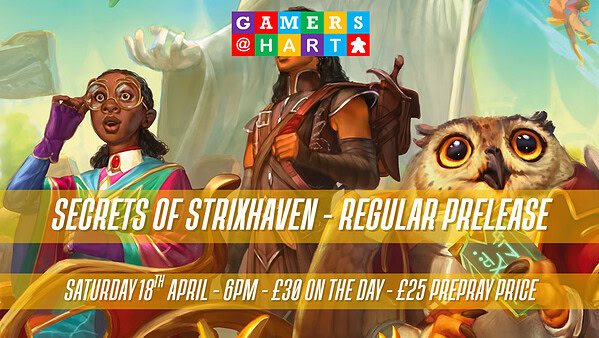 Secrets of Strixhaven - Regular Prerelease - April 18th