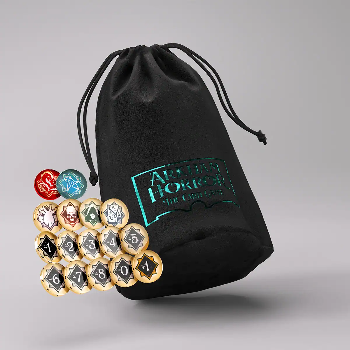 Gamegenic Arkham Horror: Chaos Tokens + Token Bag