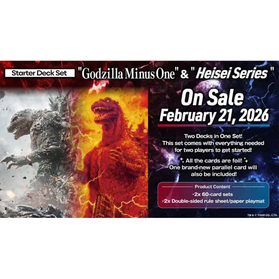 Godzilla Card Game: Minus One & Heisei Series Starter Deck Set