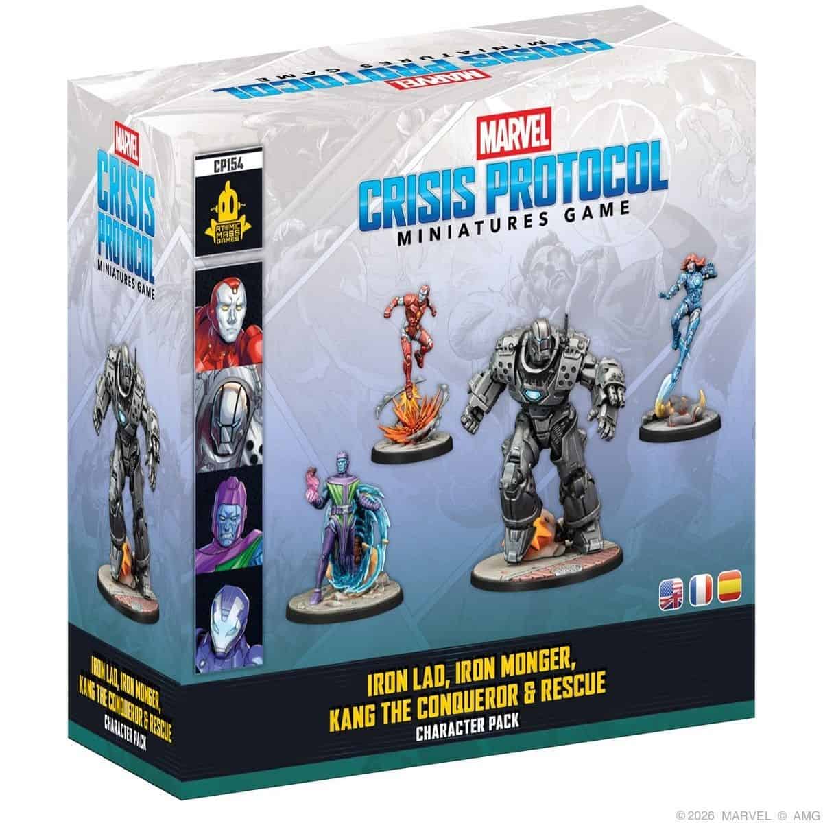 Marvel: Crisis Protocol - Iron Lad, Iron Monger, Kang The Conqueror & Rescue