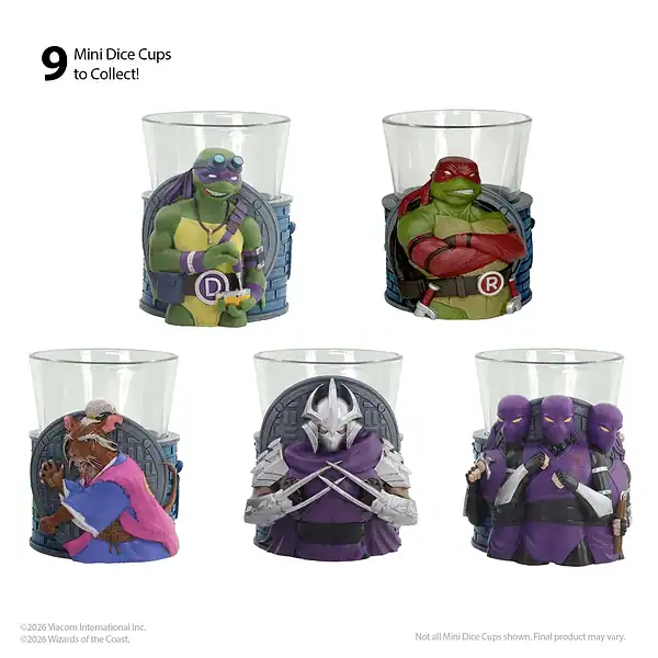 MTG Teenage Mutant Ninja Turtles Mini Dice Cups by Sirius Dice