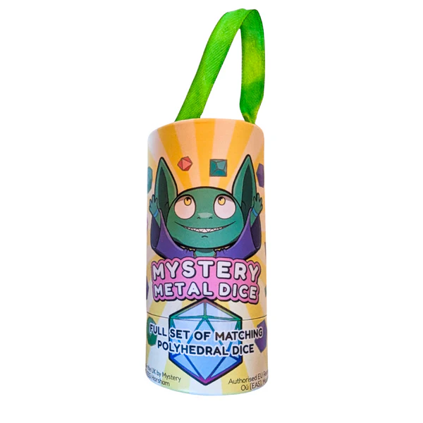 Mystery Metal Dice - Set of 7 Poly dice