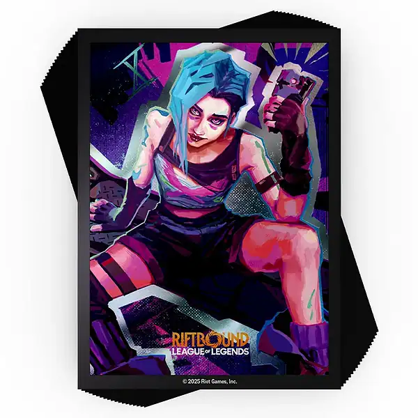 Riftbound: League of Legends TCG - Origins - Art Sleeves - Jinx (100 Sleeves)