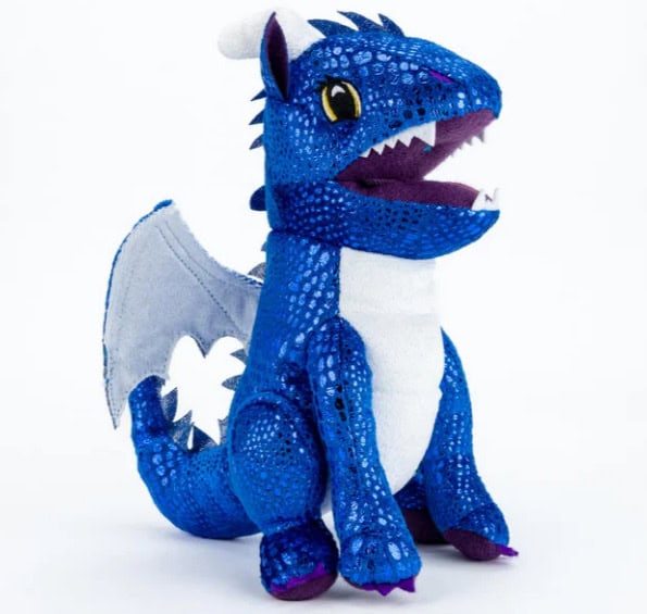 Dragon Plush Dice Bag: Blue