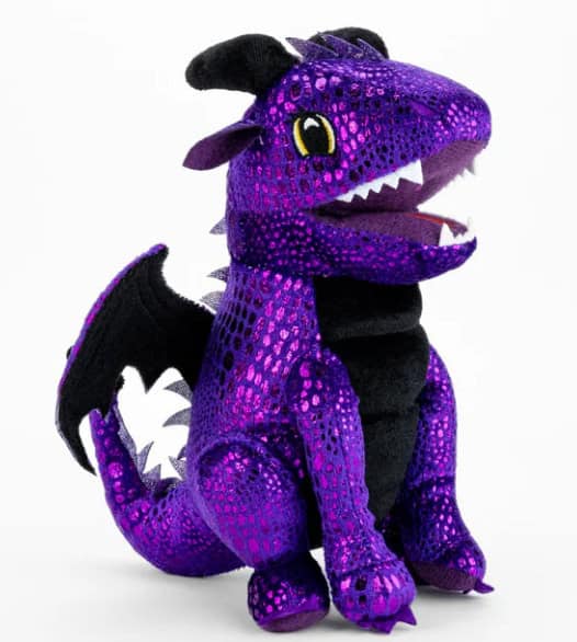 Dragon Plush Dice Bag: Purple