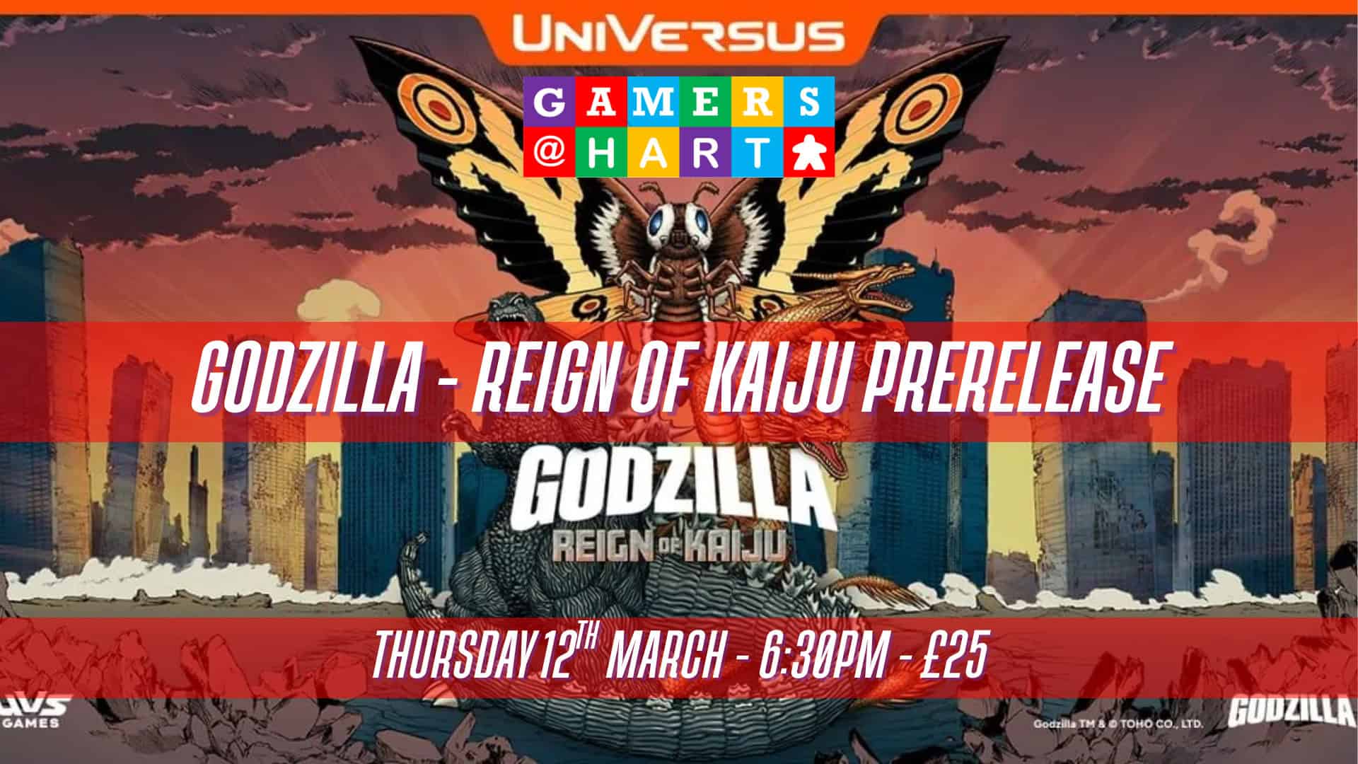 Universus: Godzilla - Reign of Kaiju Prerelease