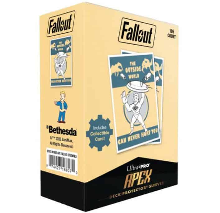 Fallout: Vault Boy - The Outside World 105ct Apex Deck Protector Sleeves