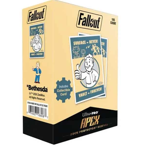 Fallout: Vault Boy - Surface - Never! Vault - Forever! 105ct Apex Deck Protector Sleeves