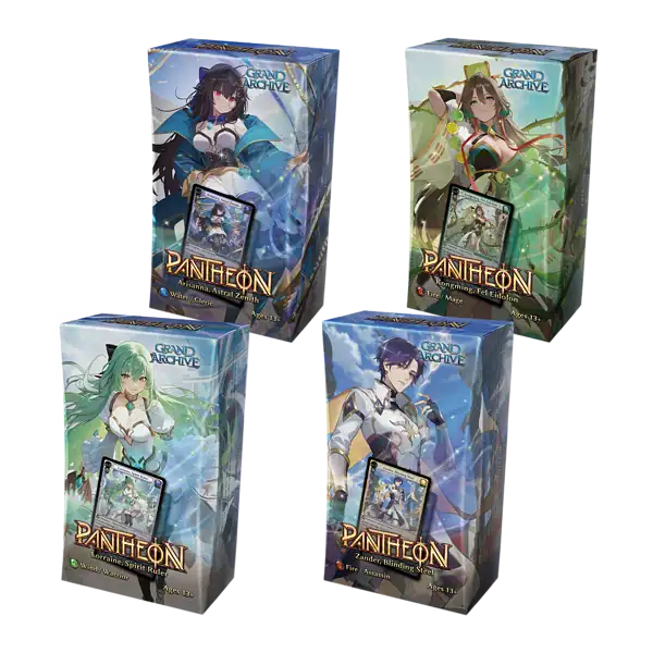 Grand Archive TCG - Radiant Origins Pantheon Deck Set (one of each)