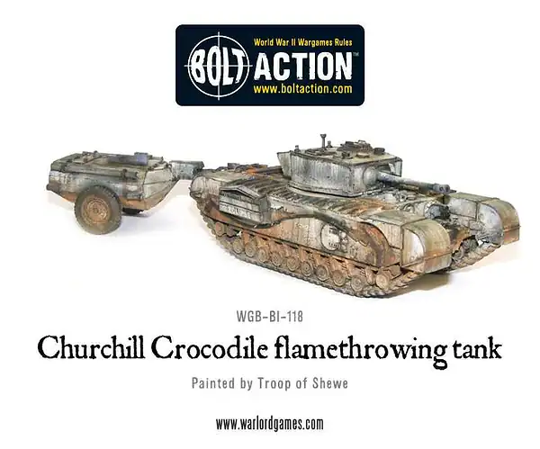 Churchill Crocodile Flamethrowing Tank