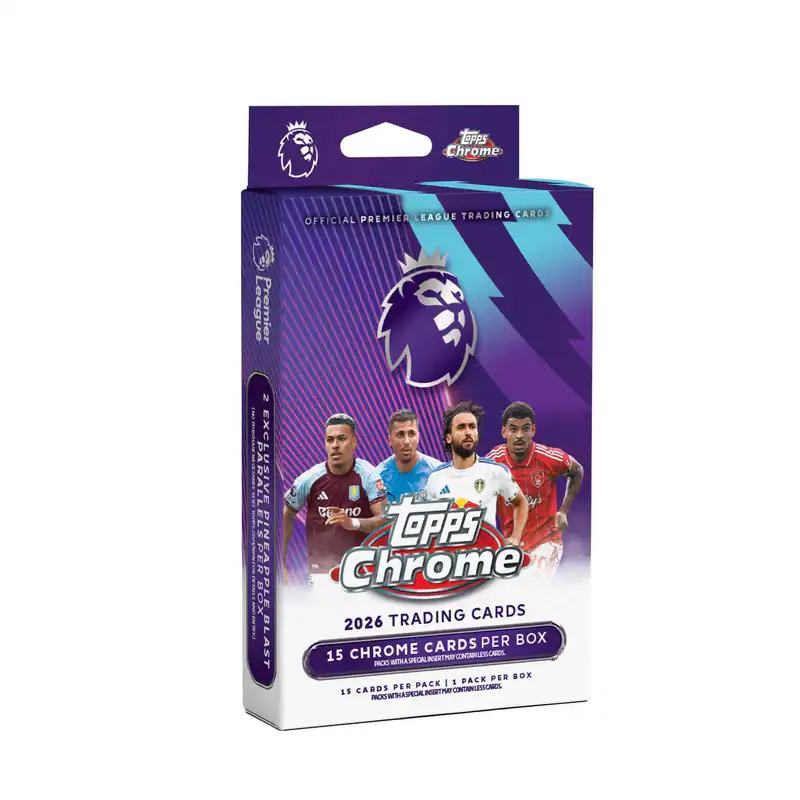 Topps Chrome Premier League Hanger Box 2026