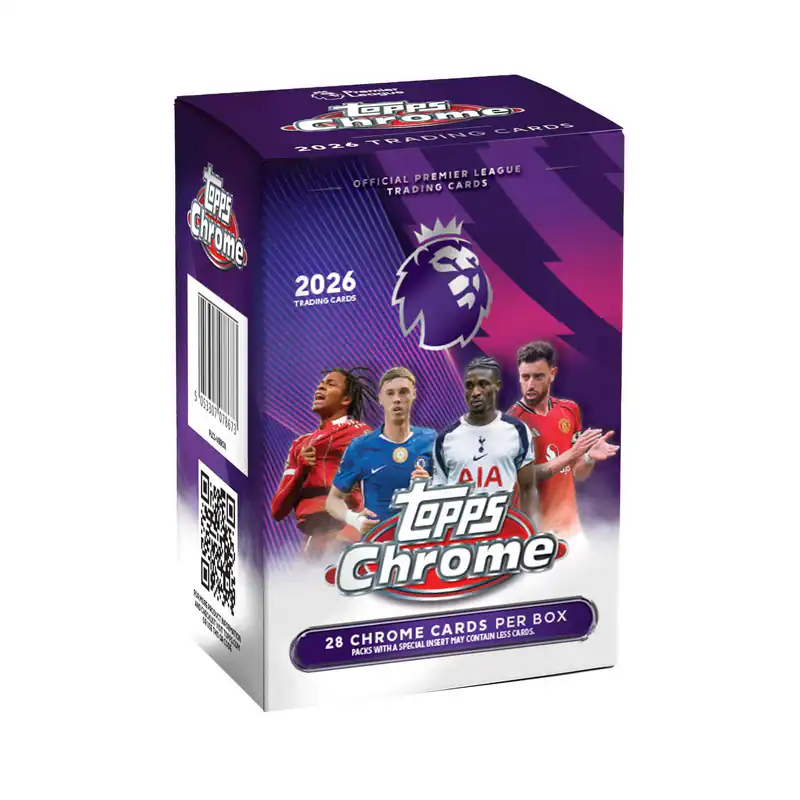 Topps Chrome Premier League Value Box 2026