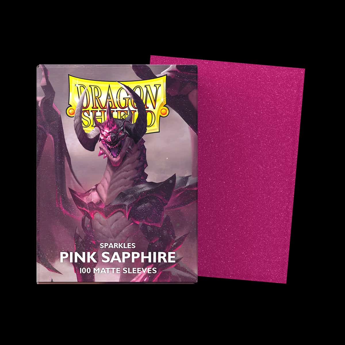 Dragon Shield Standard Sleeves Matte - Pink Sapphire x100 (63mm x 88mm)