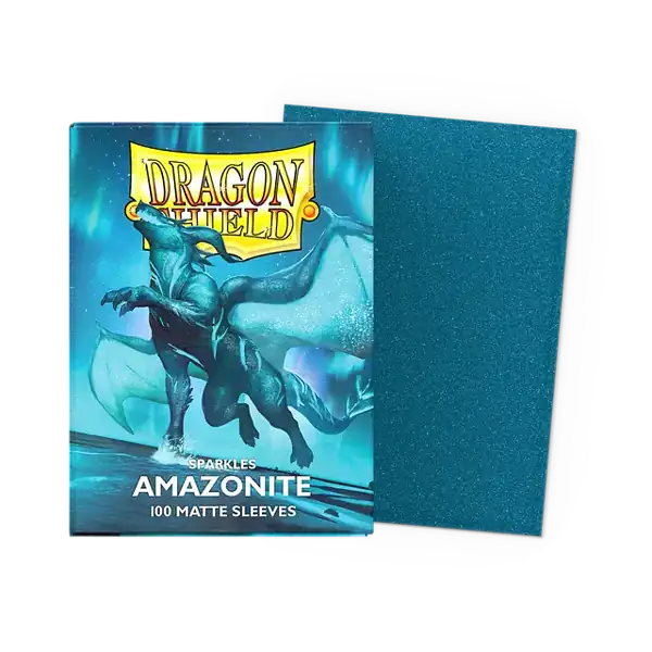 Dragon Shield Standard Sleeves Matte - Amazonzite x100 (63mm x 88mm)