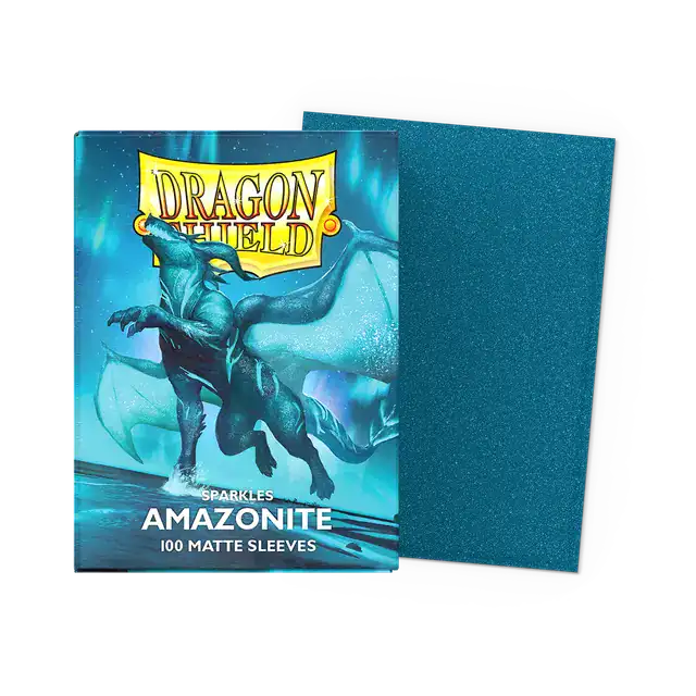Dragon Shield Standard Sleeves Matte - Amazonzite x100 (63mm x 88mm)