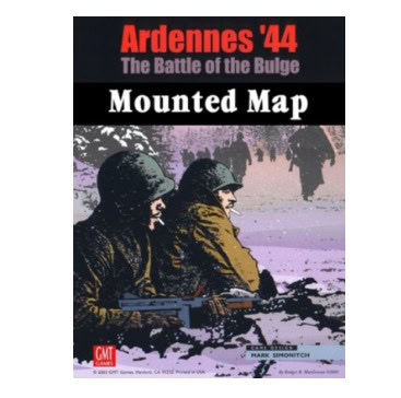 Ardennes '44: 4th Edition - Mounted Map