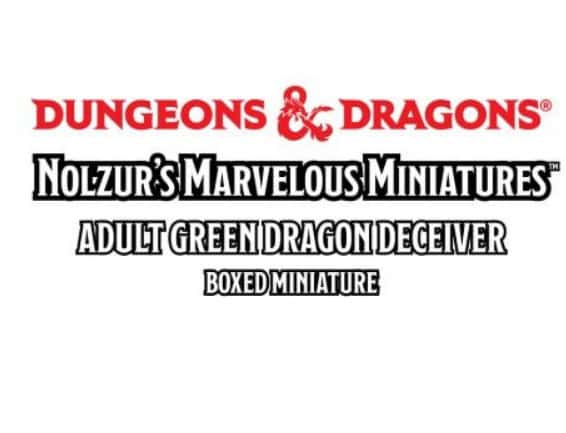 D&D Nolzur's Marvelous Miniatures: Adult Green Dragon Deceiver