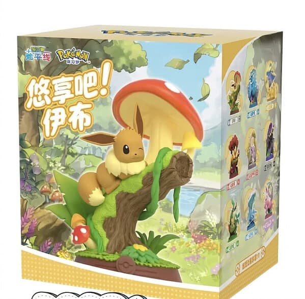 Chinese Pokemon Eevee  Adventure Series 3: Relax &  Enjoy!