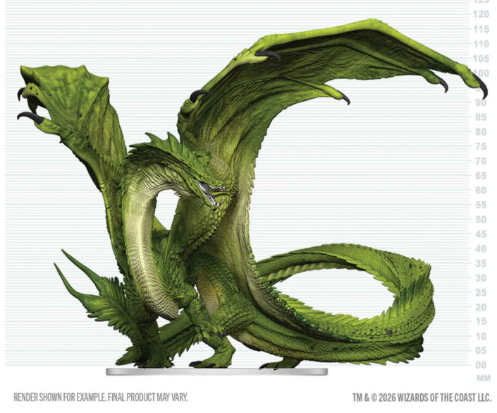 D&D Icons of the Realms: Adult Green Dragon  Deceiver