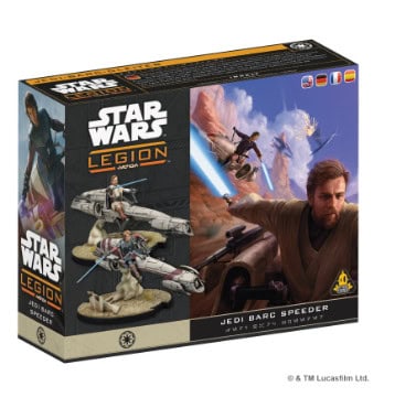 Star Wars: Legion - Jedi General on BARC Speeder