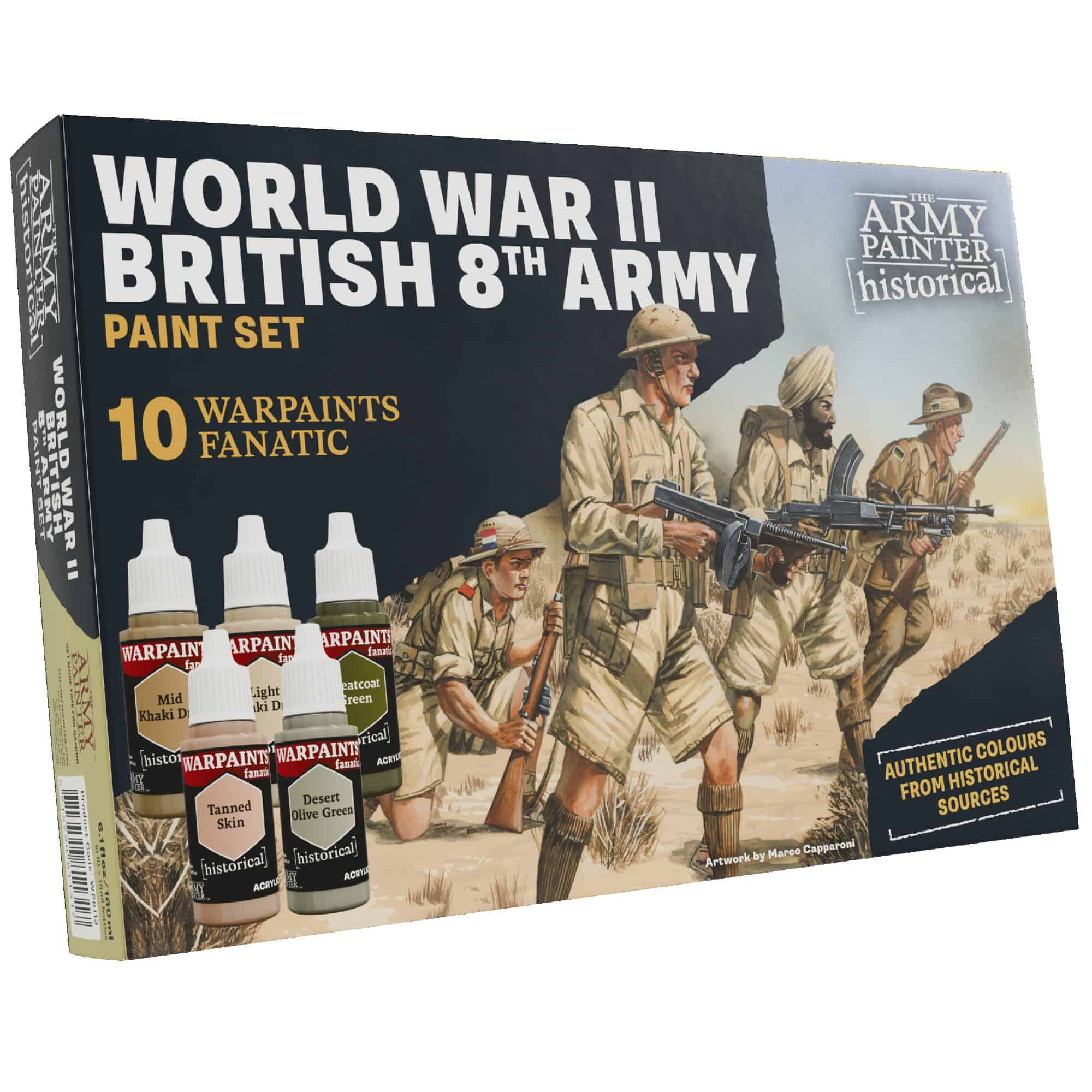 Army Painter: Historical -- WWII British 8th Army paint set