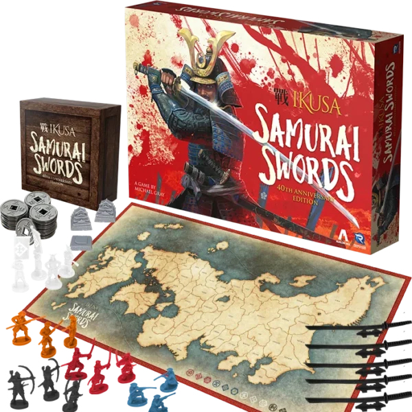 Ikusa Samurai Swords 40th Anniversary Board Game Bundle