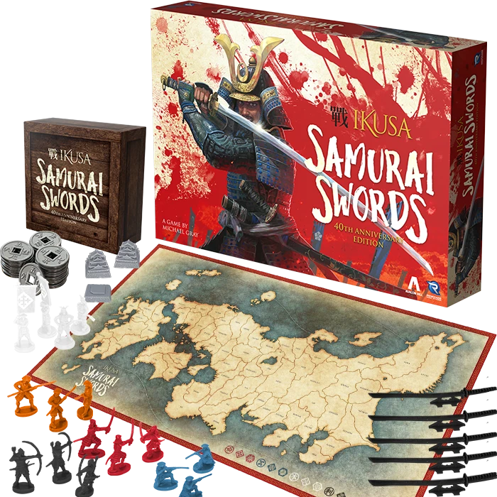 Ikusa Samurai Swords 40th Anniversary Board Game Bundle